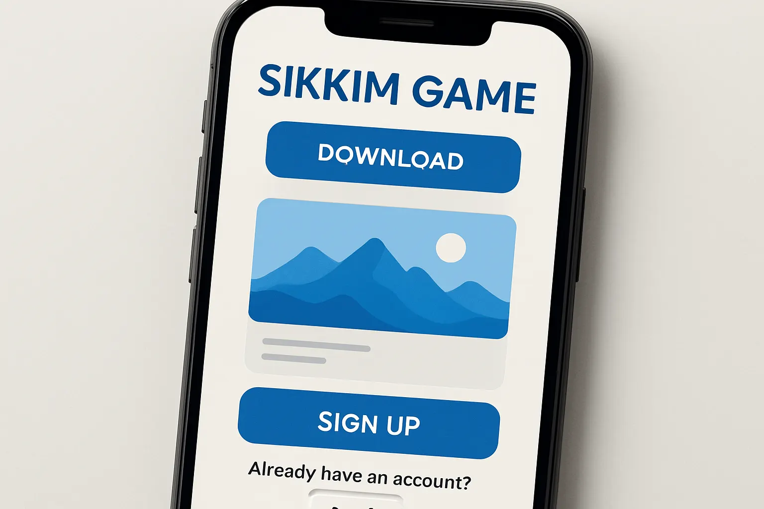 Sikkim Game mobile app experience